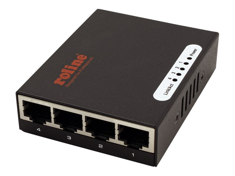ROLINE Gigabit Ethernet Switch Pocket 4 Ports Detailansicht