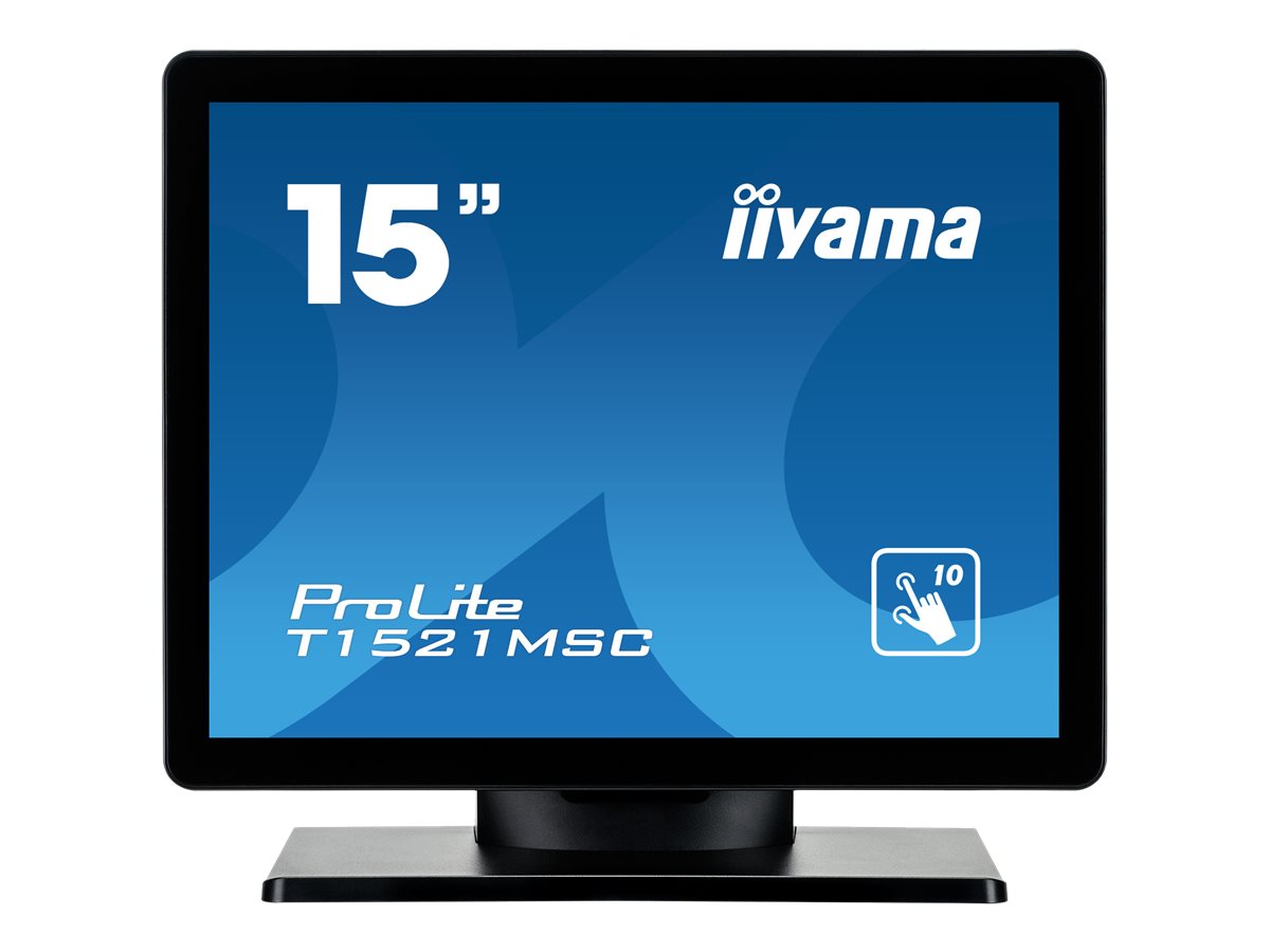 IIYAMA T1521MSC-B1 15 Zoll Touchscreen Vorderansicht