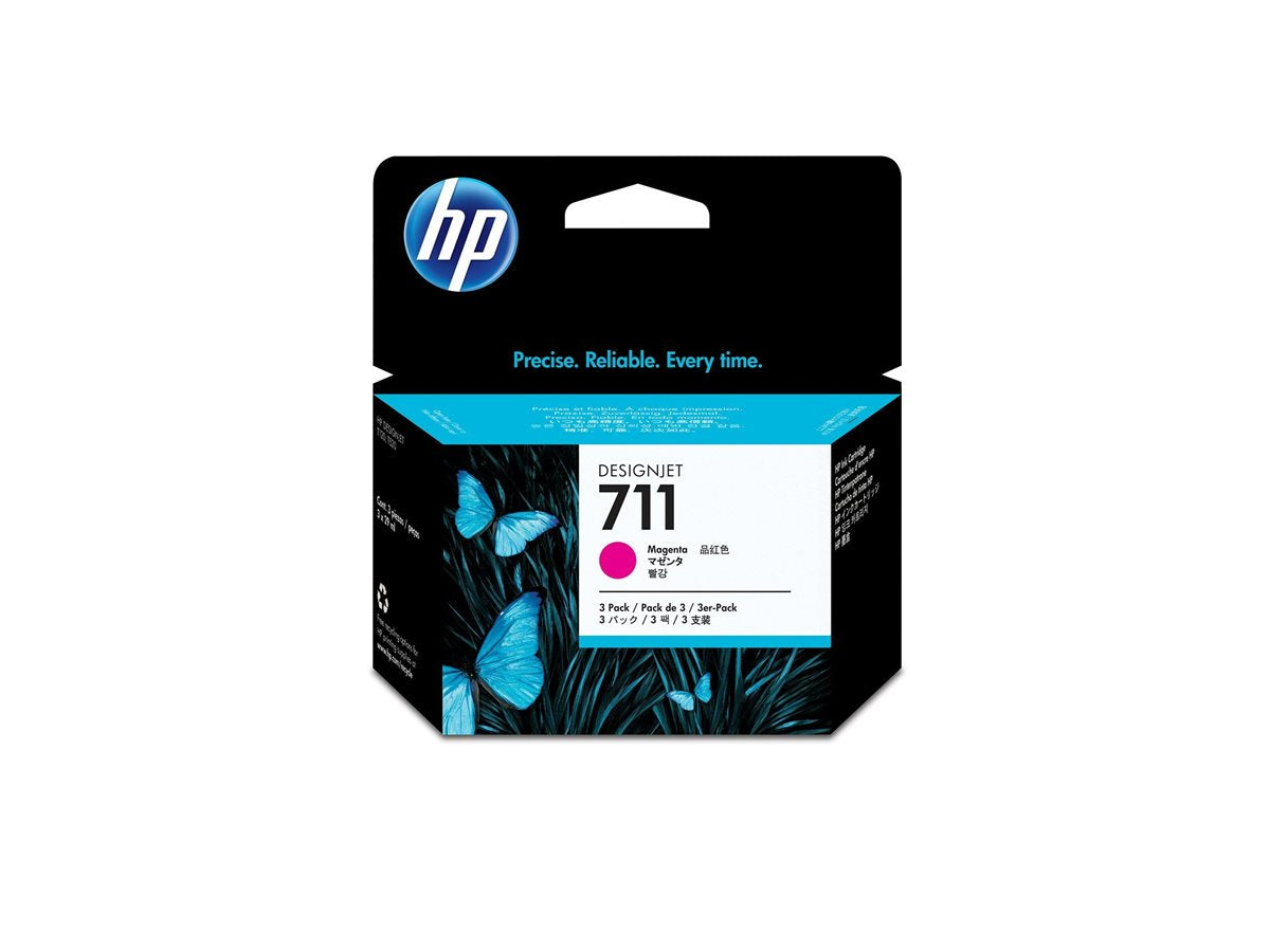 HP 711 Original Tinte magenta im Einsatz