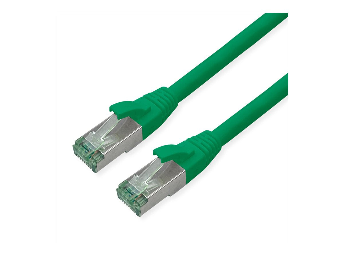 ROLINE RM Patchkabel Kat.6A S/FTP PiMF grün 10m - Verpackung