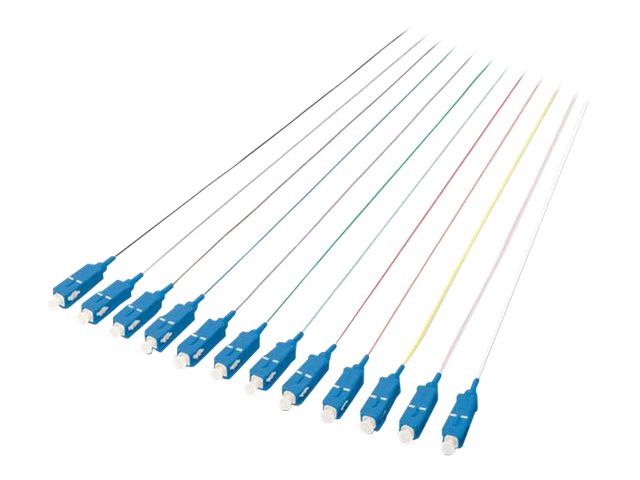 DIGITUS DK-29221-02 Professional colored pigtails SC OS2 09 125 Simplex Vorderansicht