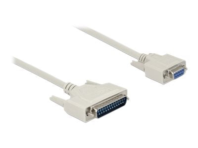 DELOCK Serielles Kabel D-Sub 25 Stecker zu D-Sub 9 Buchse 10m - Verpackung