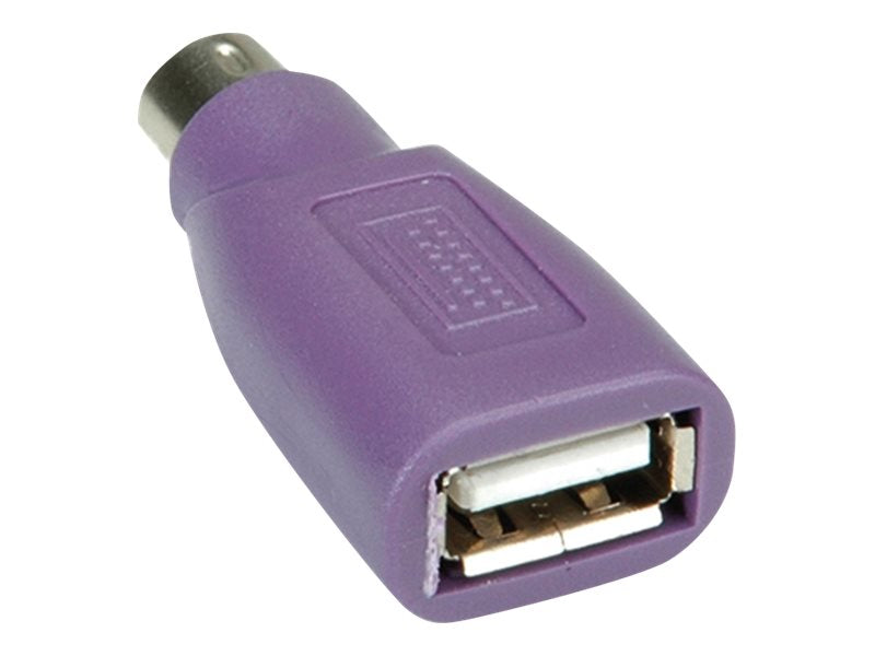VALUE PS/2 - USB Tastatur-Adapter violett Detailansicht
