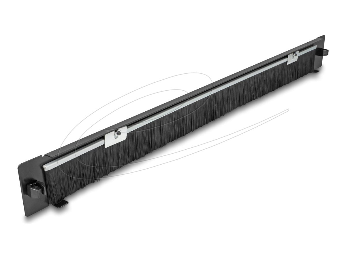 DELOCK 48,26cm 19Zoll 1 HE Kabelmanagement Burstenleiste vorne
