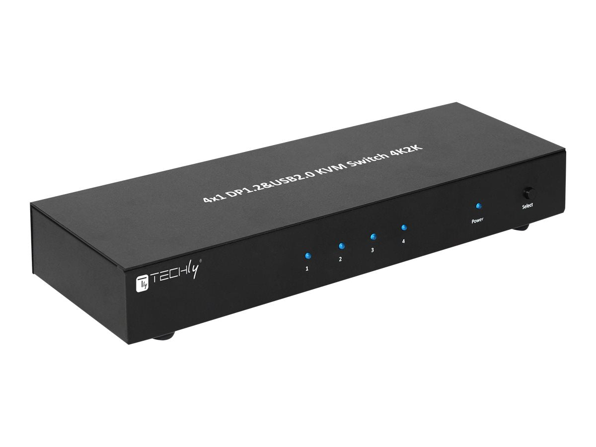 TECHLY KVM Switch Display Port 1.2 Anschlussdetails