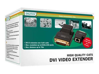 DIGITUS DVI Extender über Cat5 50m 1920x1200 - Detailansicht