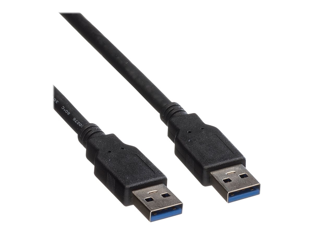 ROLINE USB 3.2 Gen 1 Kabel Typ A-A schwarz 1,8m Detailansicht