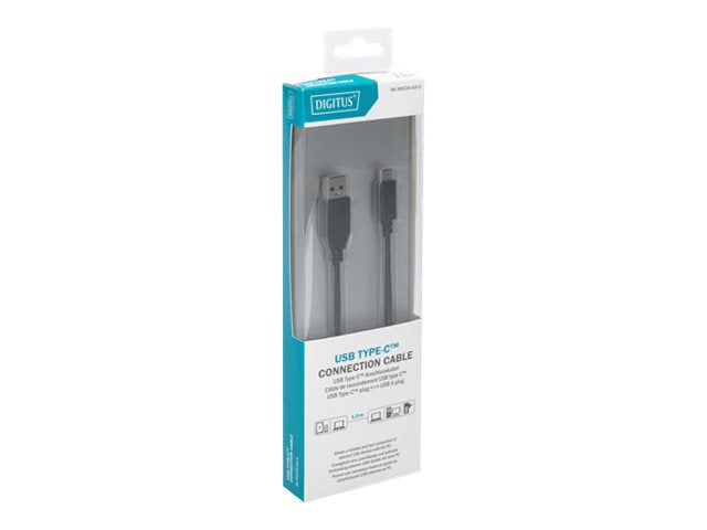 DIGITUS USB Type-C Anschlusskabel 1m Vorderansicht