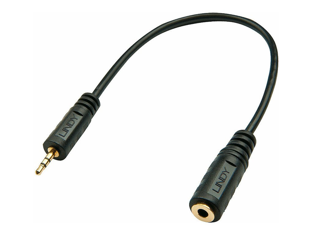 LINDY Adapterkabel 2,5mm St/3,5mm Bu0 2m - Detailansicht