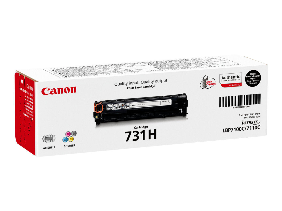CANON 731H-BK Toner schwarz hohe Kapazität Vorderansicht