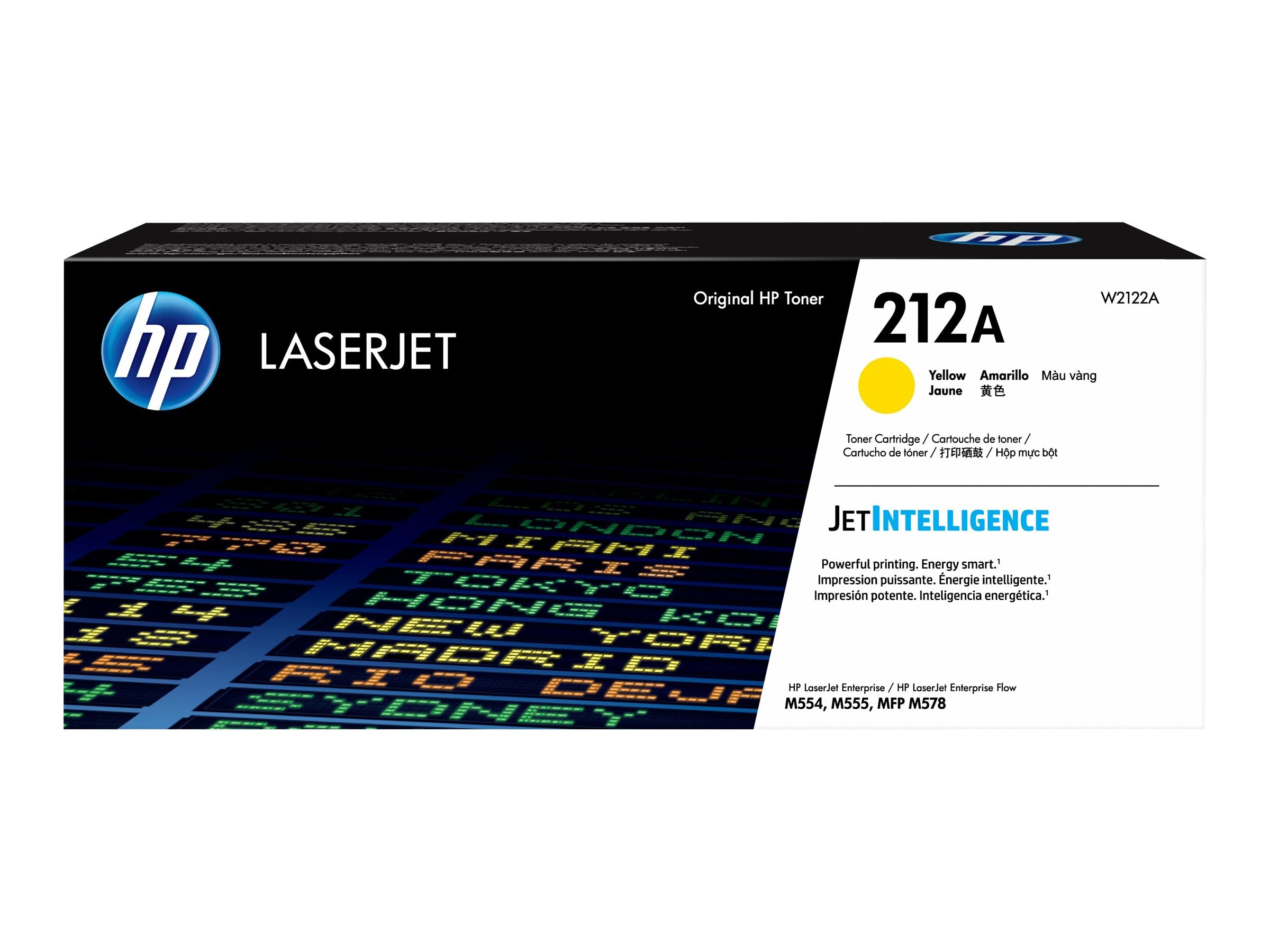 HP 212A Gelb Original LaserJet Tonerpatrone Vorderansicht