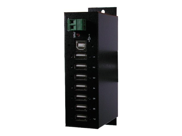 EXSYS EX-1177HMVS 7 Port USB 2.0 HUB Vorderansicht