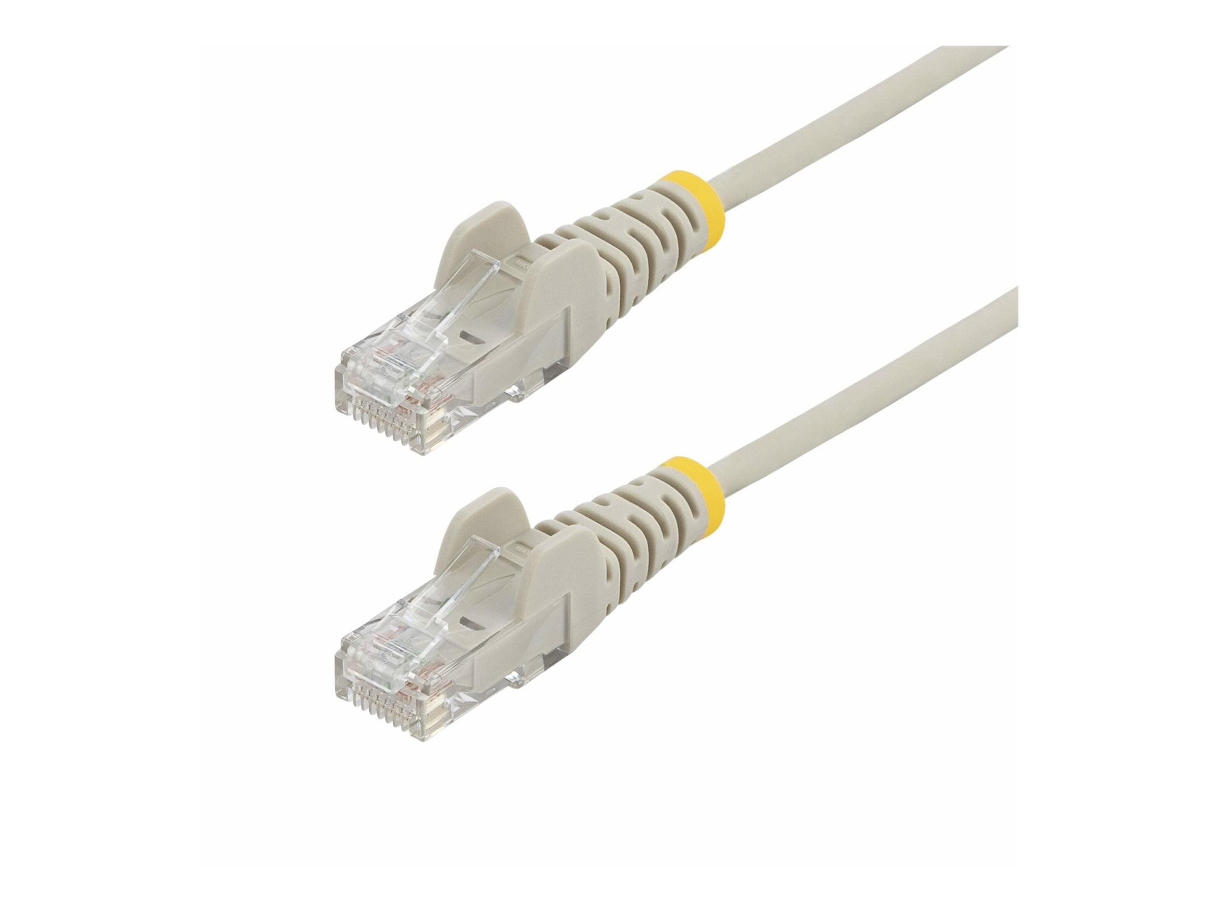 STARTECH.COM 10m Graues Schlankes CAT6-Ethernet-Kabel Snagless RJ45 LSZH 28AWG Reines Kupfer Patchkabel/Netzwerkkabel