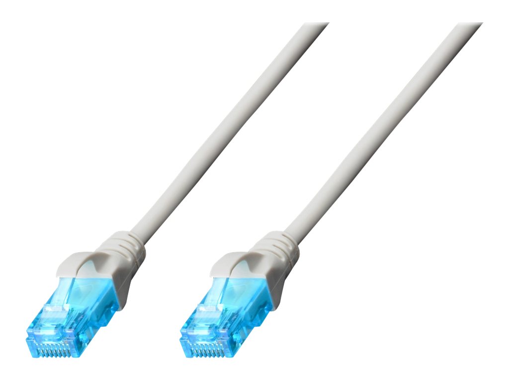 DIGITUS CAT 5e U-UTP Patchkabel PVC AWG 26/7 Länge 0,25 m - Vorderansicht