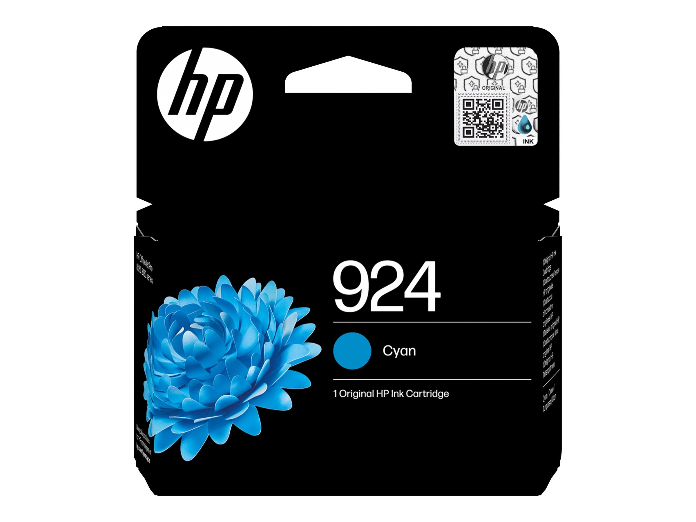 HP 924 Cyan Original Ink Cartridge Verpackung