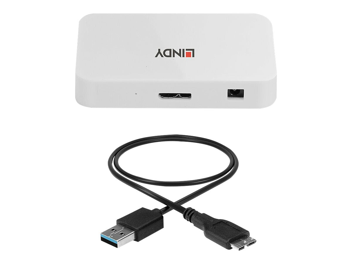 LINDY USB 3.1/3.0 Hub Basic 4 Port Vorderansicht