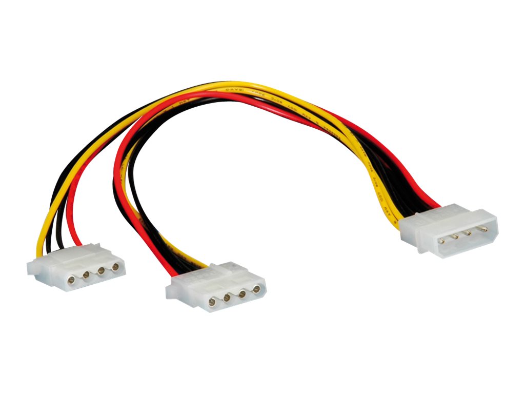ROLINE Y-Kabel 4 pol. HDD / 2x 4 pol. HDD 0,3m - Verpackung