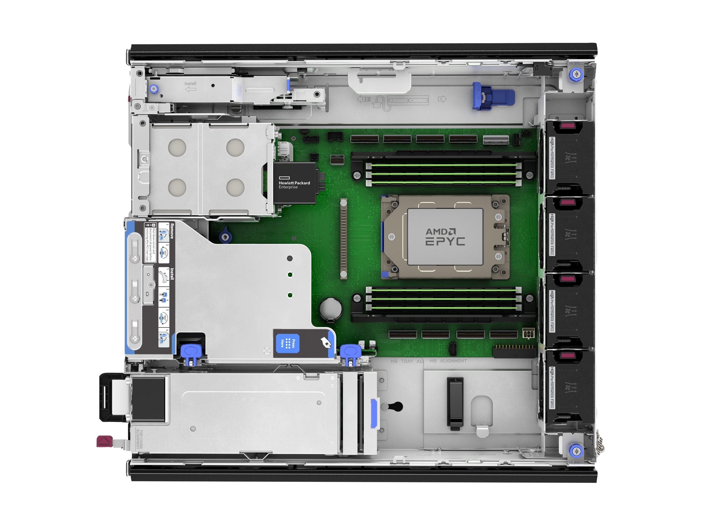 HPE ProLiant DL145 Gen11 2HE EPYC 8024P 8-Core 2.4GHz 1x32GB-R 2xSFF Hot Plug NS204i-u 2x1000W Server