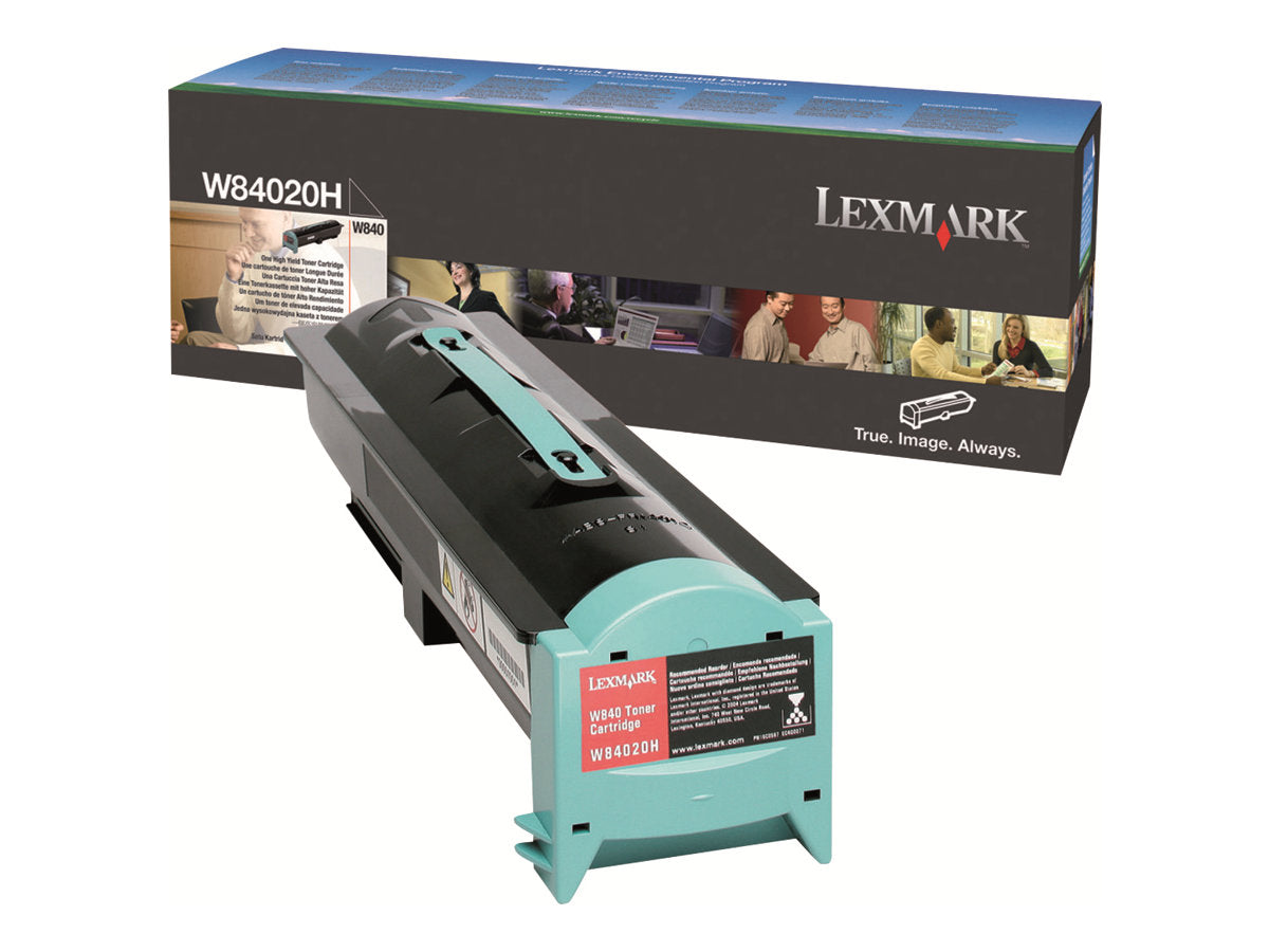 LEXMARK Toner schwarz HC Hohe Kapazitaet 30000Seiten fuer W840 - Vorderansicht
