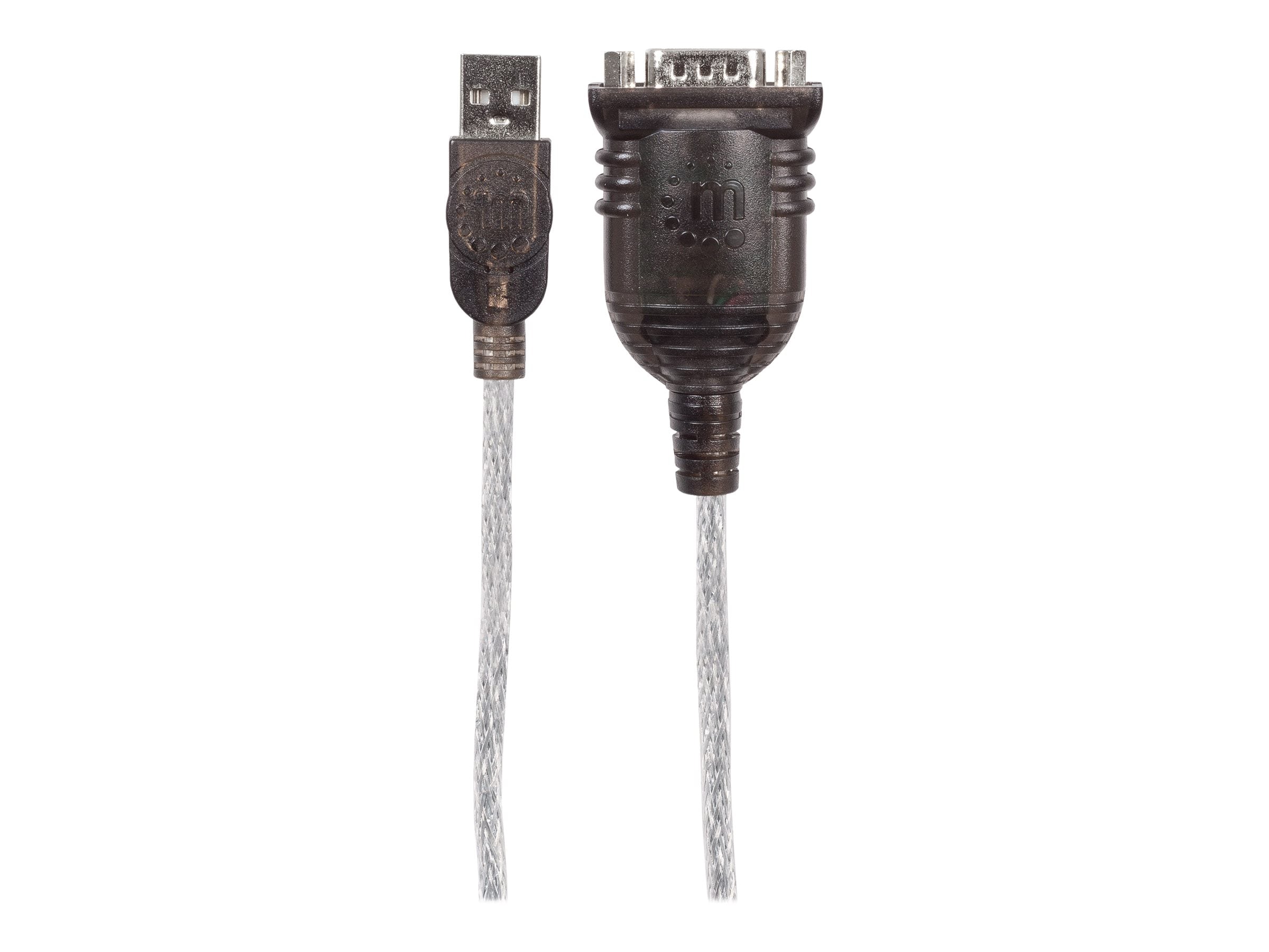 MANHATTAN USB RS232 Seriell Konverter Verbindet ein serielles Geraet mit dem USB Port Prolific PL-2303RA-Chipsatz 1