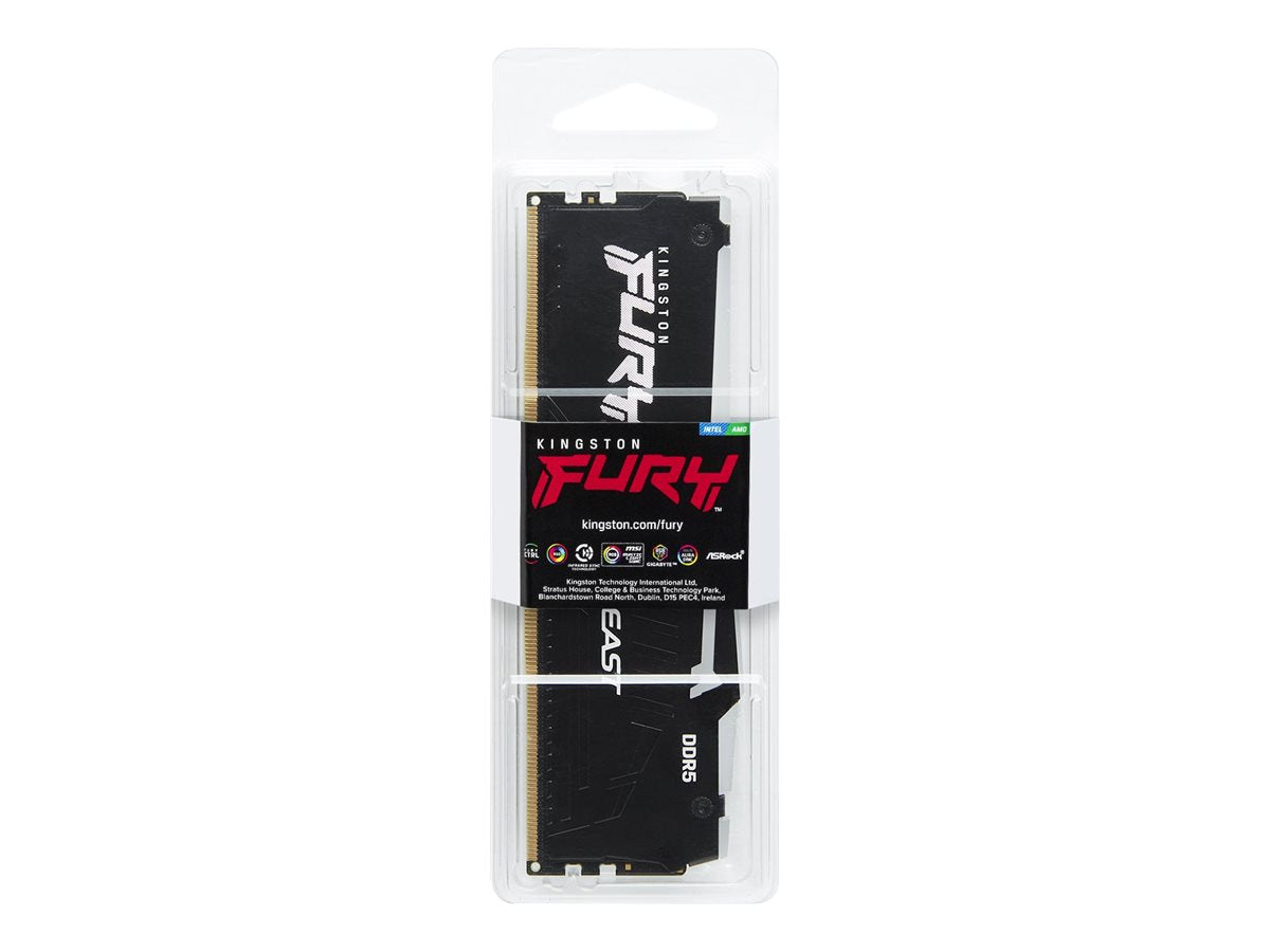 KINGSTON 32GB 5200MHz DDR5 CL40 DIMM FURY Beast RGB Verpackung