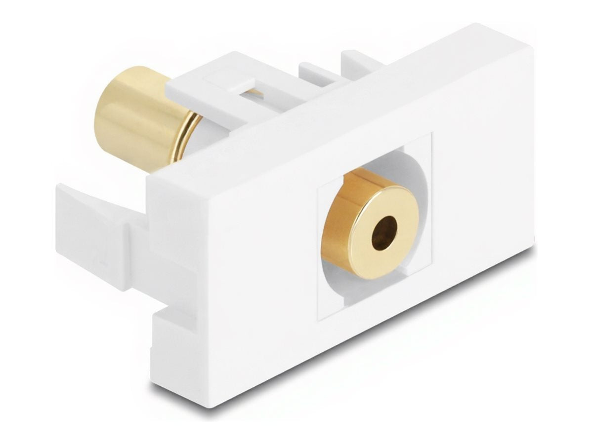 DELOCK Easy 45modul Klinkenbuchse 3,5mm 4 Pin Vorderansicht