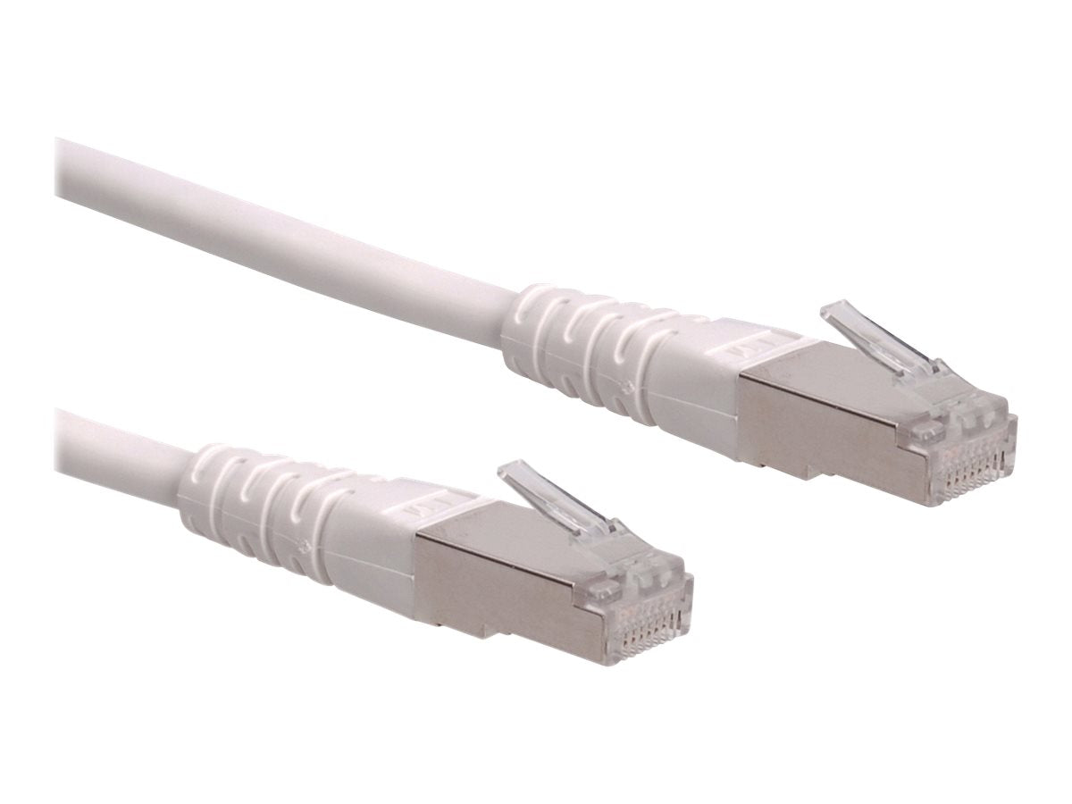 ROLINE Patchkabel Kat.6 Class E S/FTP PiMF weiss 1,5m Verpackung