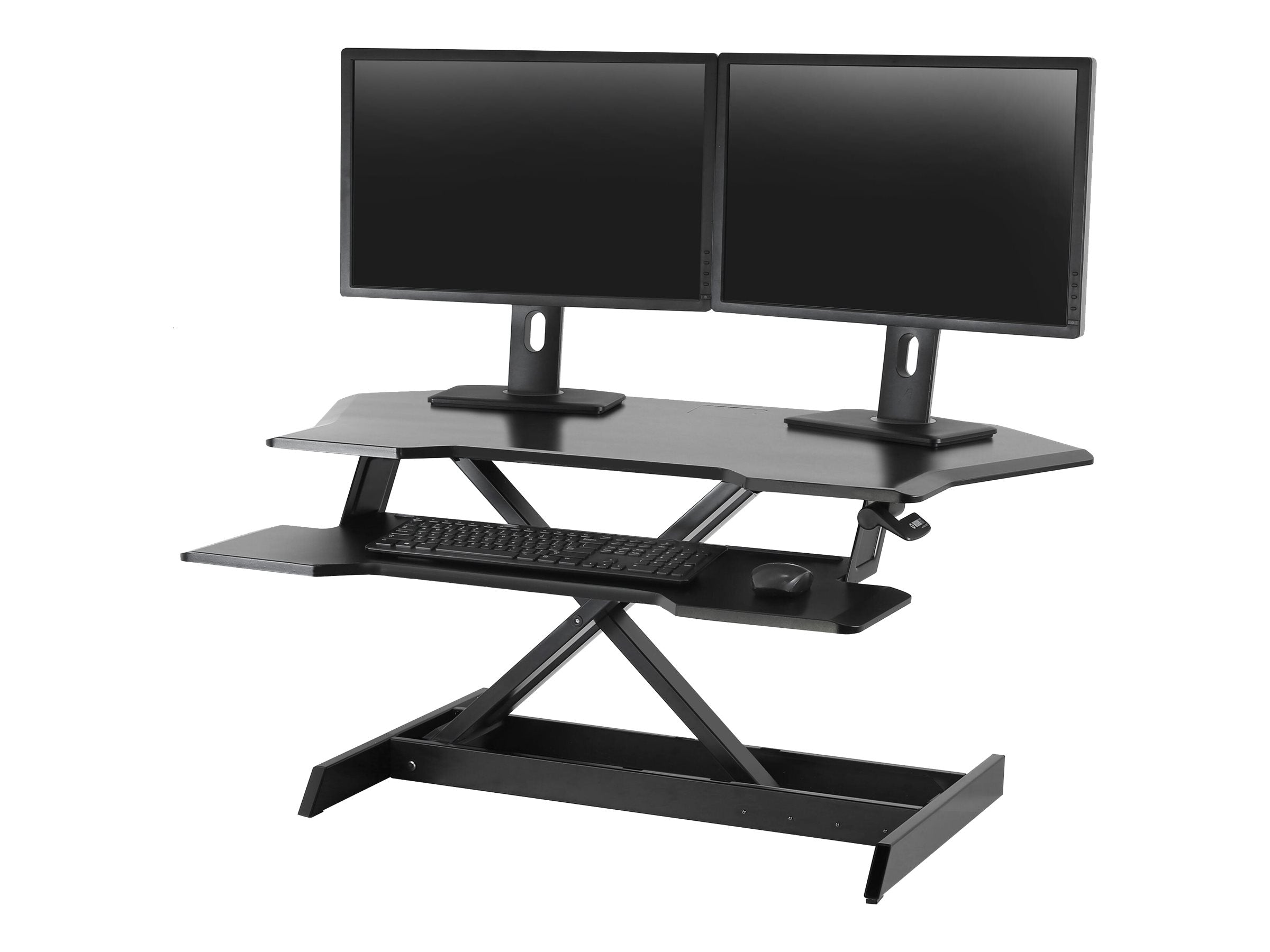 ERGOTRON WorkFit Corner Standing Desk Converter PVB - Detailansicht