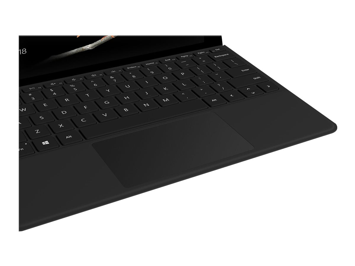 Detailansicht der Tasten der MICROSOFT Surface Go Type Cover Tastatur Nordic Schwarz