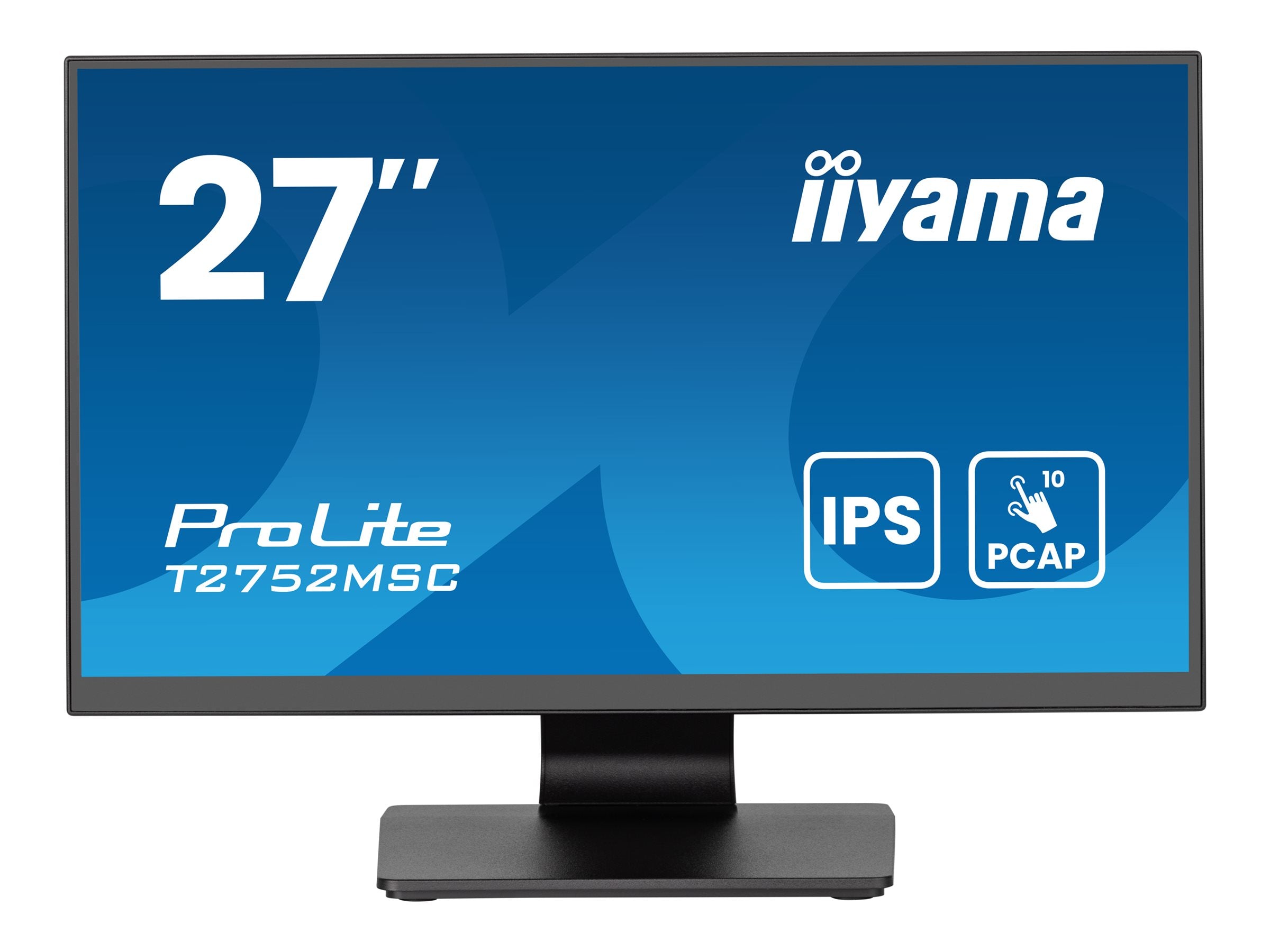 IIYAMA T2752MSC-B1AG 27 Zoll Touchscreen Monitor Vorderansicht