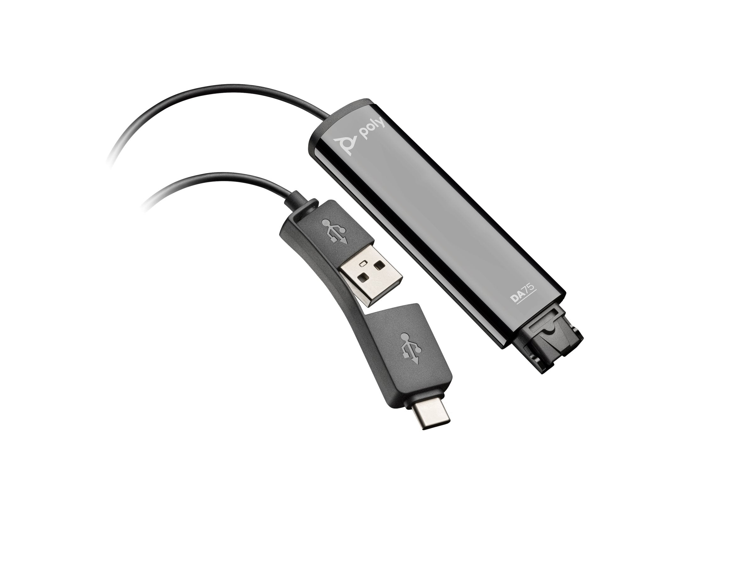 HP Poly DA75 USB to QD Adapter - Vorderansicht