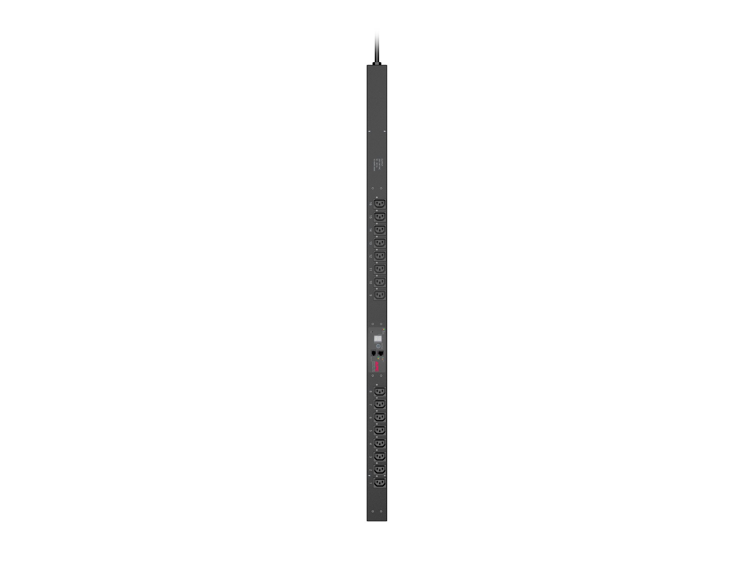 APC Rack PDU Switched Zero U 10A 230V Rückansicht