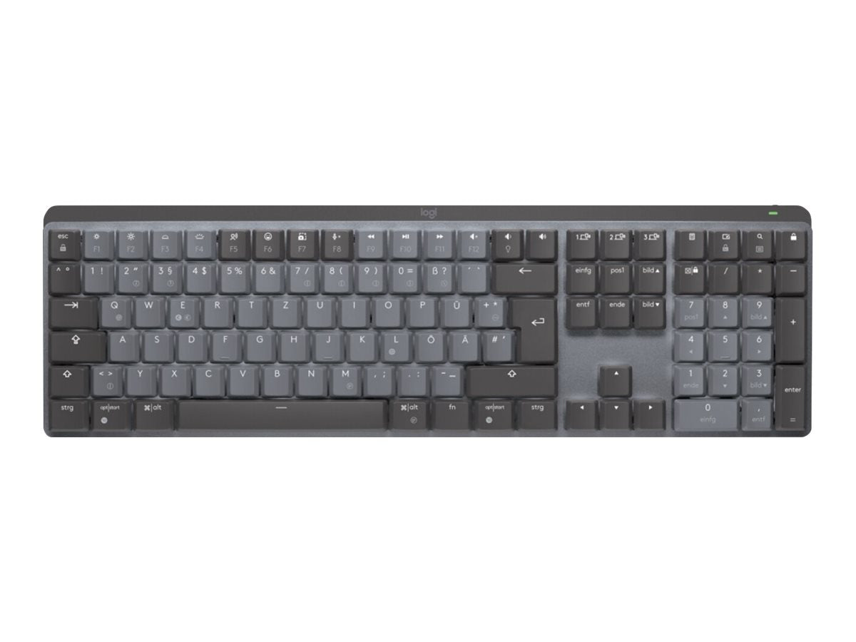 LOGITECH MX Mechanical Wireless Illuminated Performance Keyboard - GRAPHITE - (DE) - CLICKY