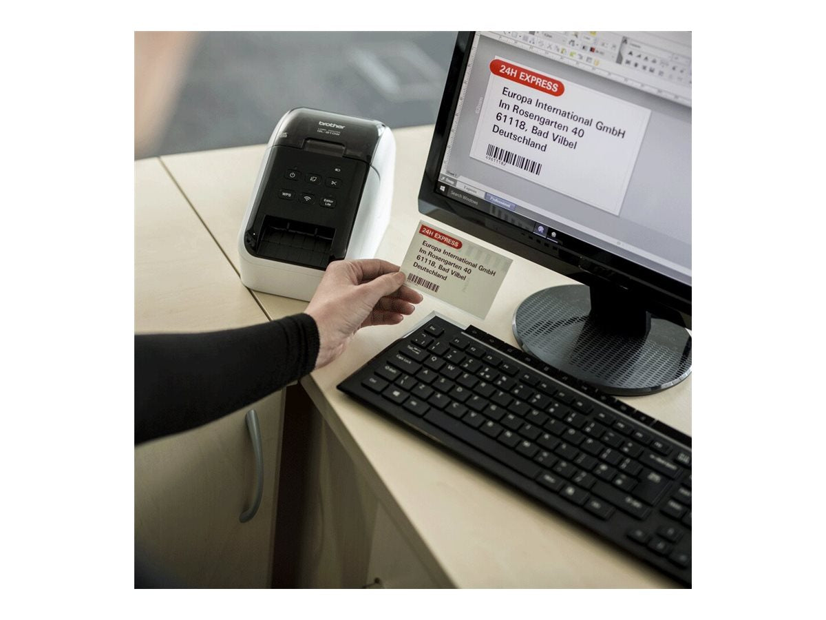 BROTHER P-Touch QL-810Wc Label Printer - Vorderansicht