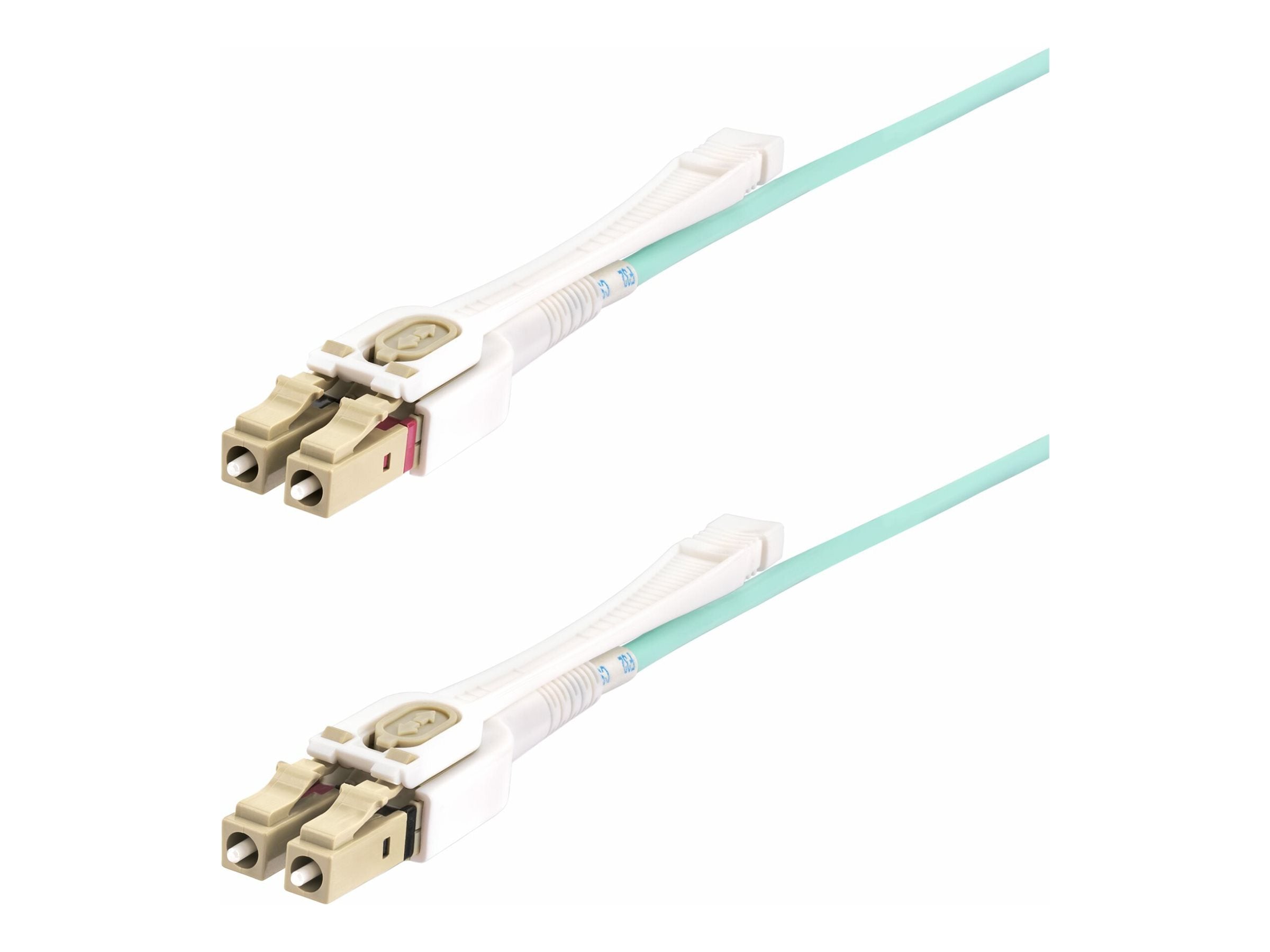 STARTECH.COM 4m LC zu LC UPC OM4 Multimode Glasfaser Patchkabel Vorderansicht
