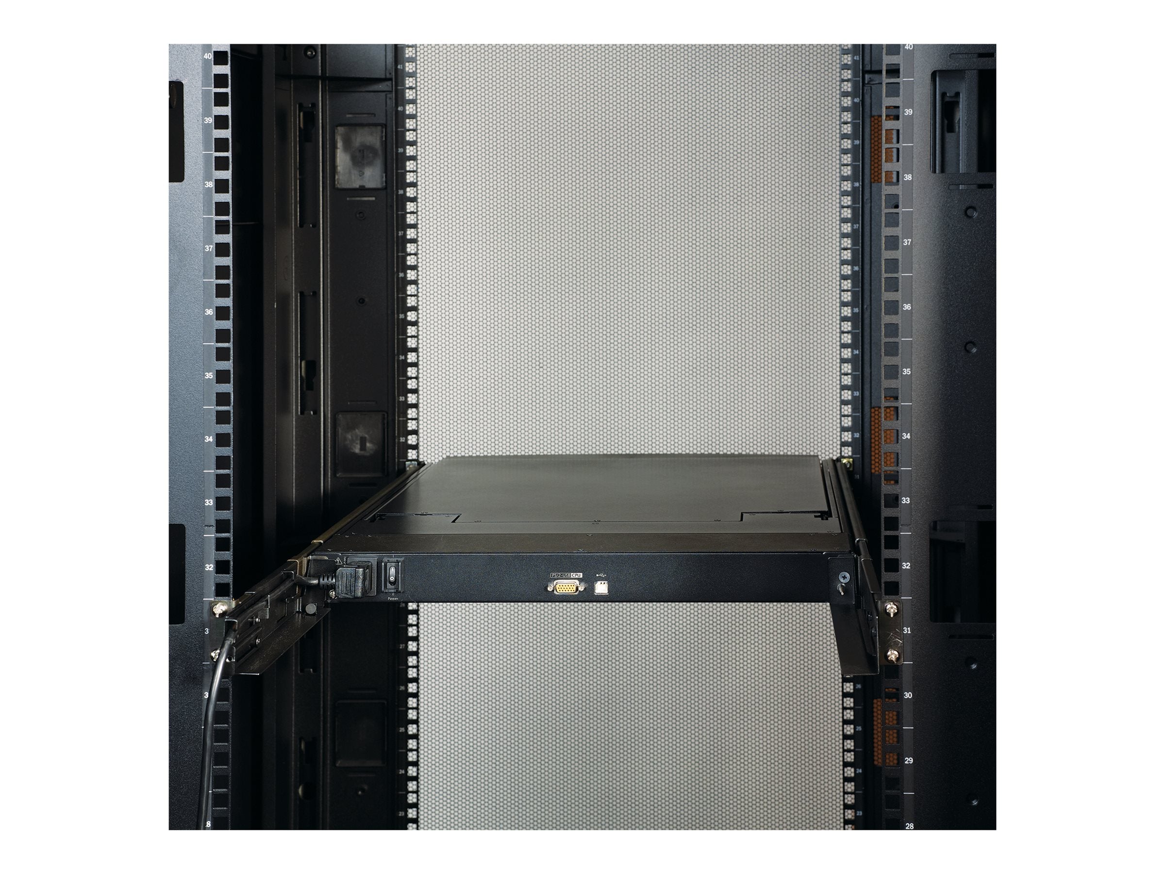 APC KVM 2G - LCD - Stromkabel und Einbaukit Vorderansicht