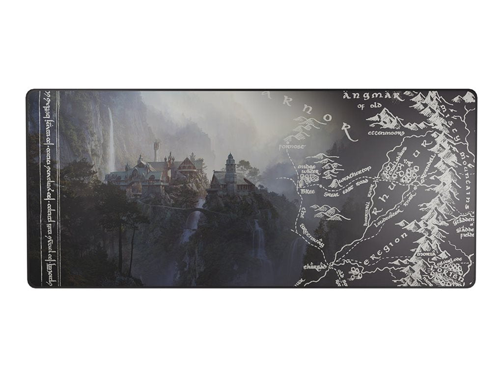 LEXIP X WARNER The Lord Of The Rings Rivendell XXL MOUSEPAD Vorderansicht