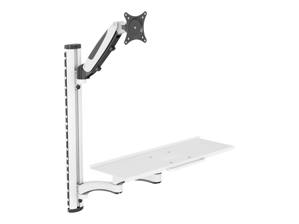 DIGITUS Workstation Monitor Keyboard Mouse Wall Mount - Vorderansicht