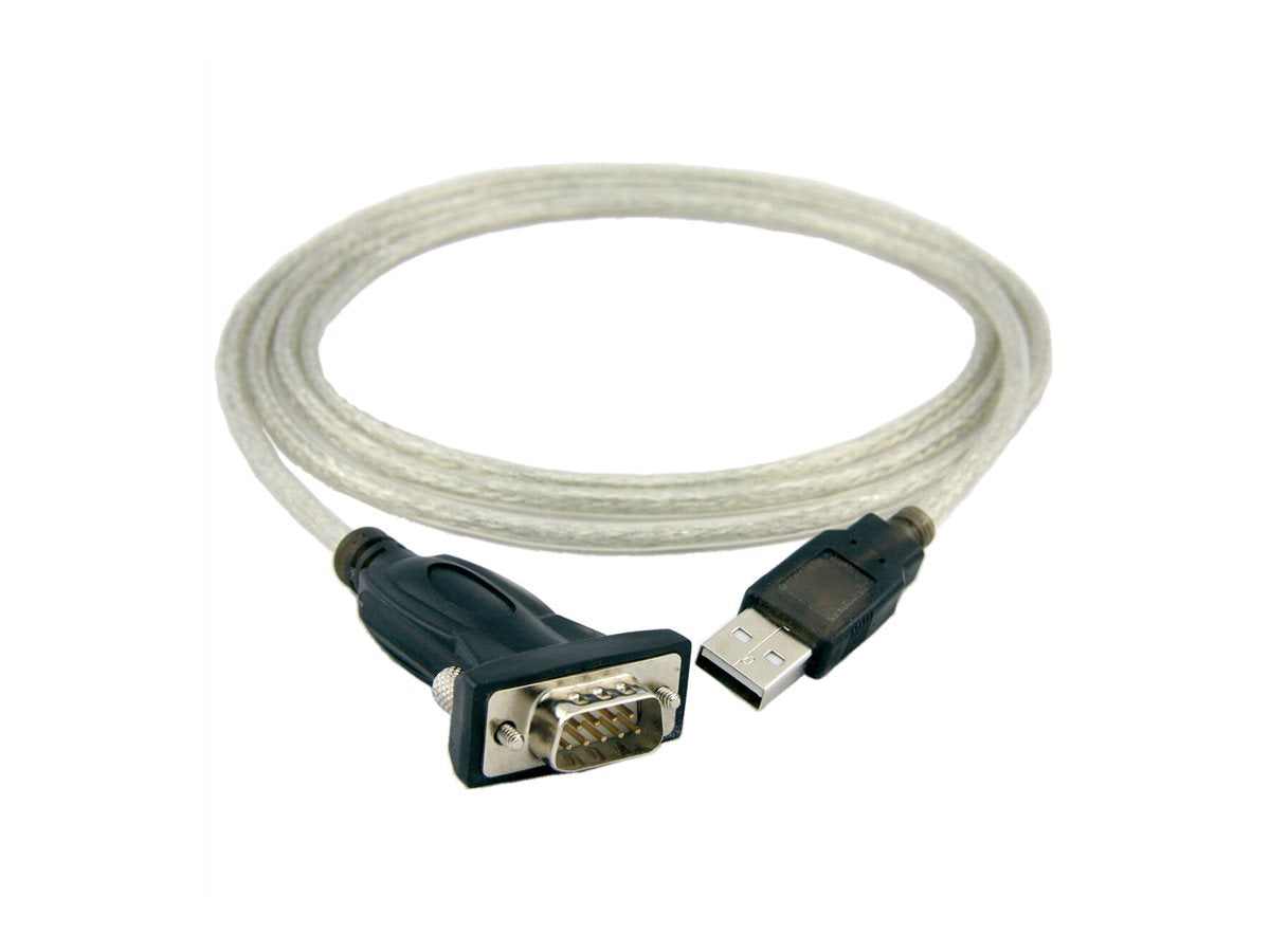 ROLINE Konverter-Kabel USB-seriell 1,8m Vorderansicht