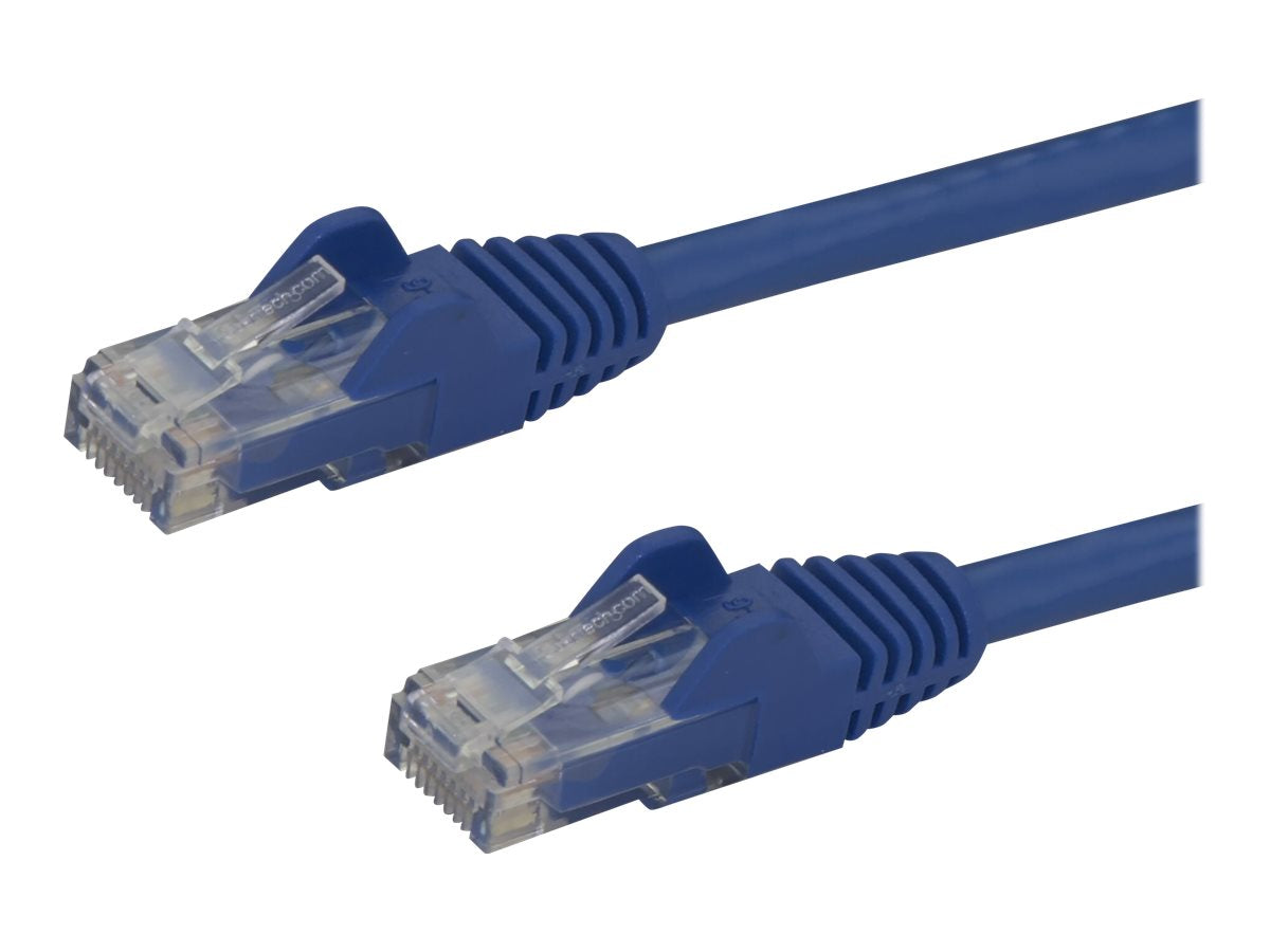 STARTECH.COM 15m Cat6 Snagless Gigabit UTP Netzwerkkabel - Cat 6 RJ45 Netzwerkkabel mit Knickschutz - Blau