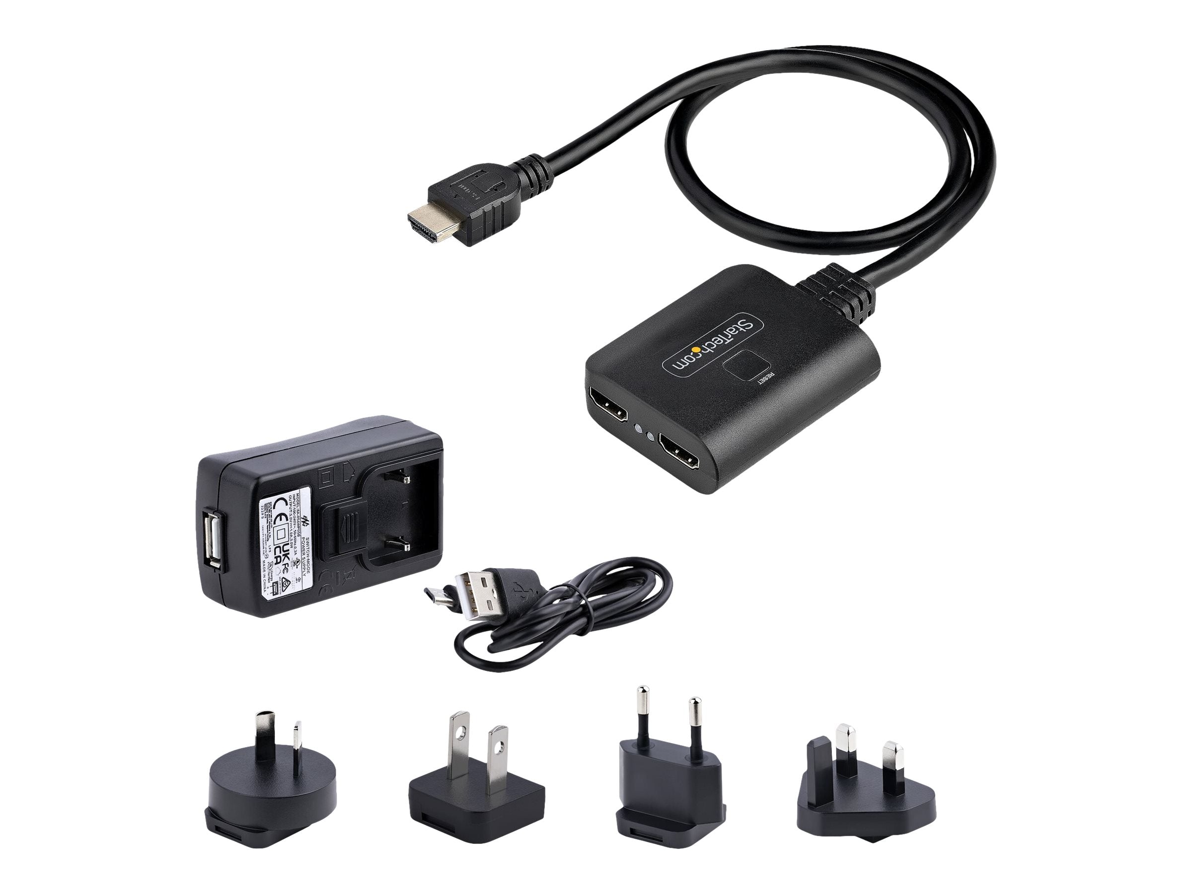 STARTECH.COM 2-Port HDMI Splitter 4K 60Hz - Vorderansicht