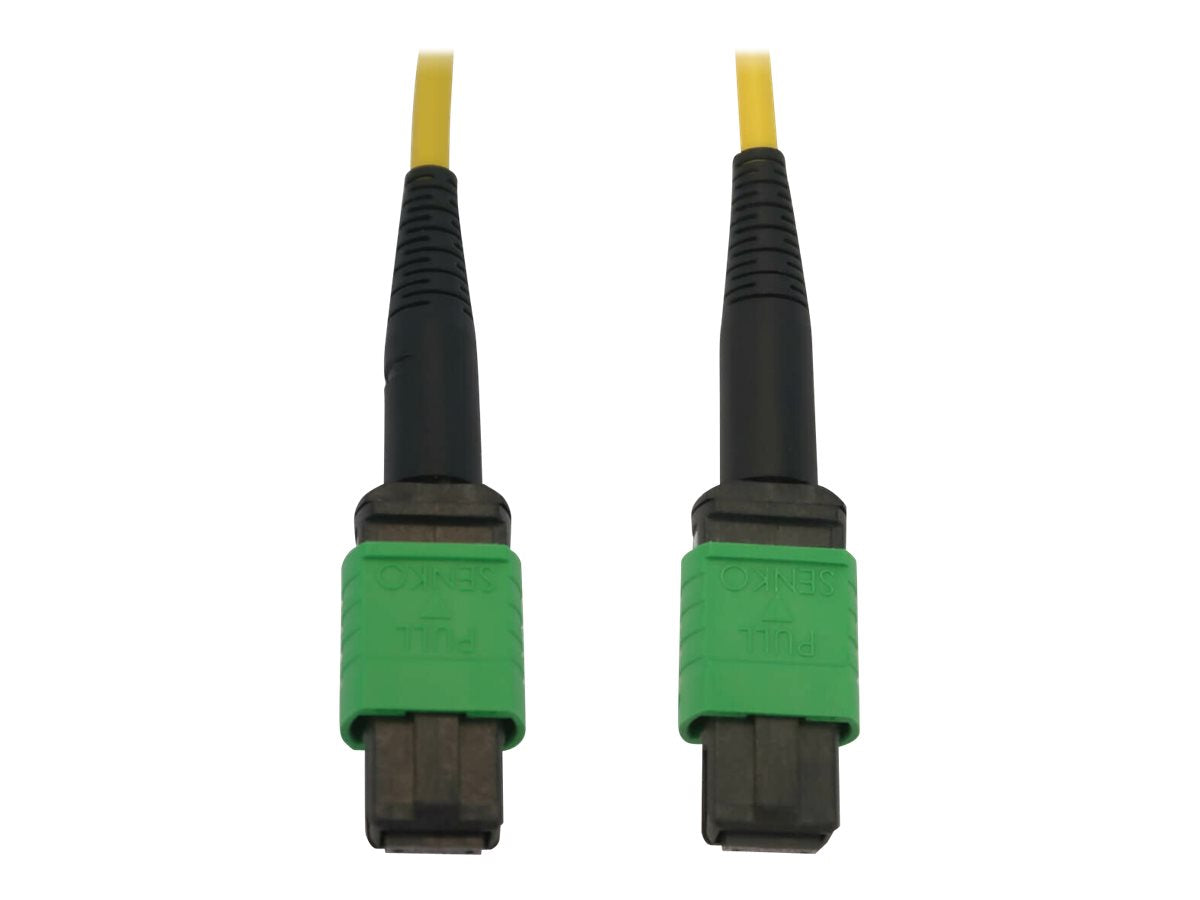 EATON TRIPPLITE 40/100G Singlemode 9/125 OS2 Fiber Optic Cable 12F MTP/MPO-APC F/F LSZH Yellow 3m 9