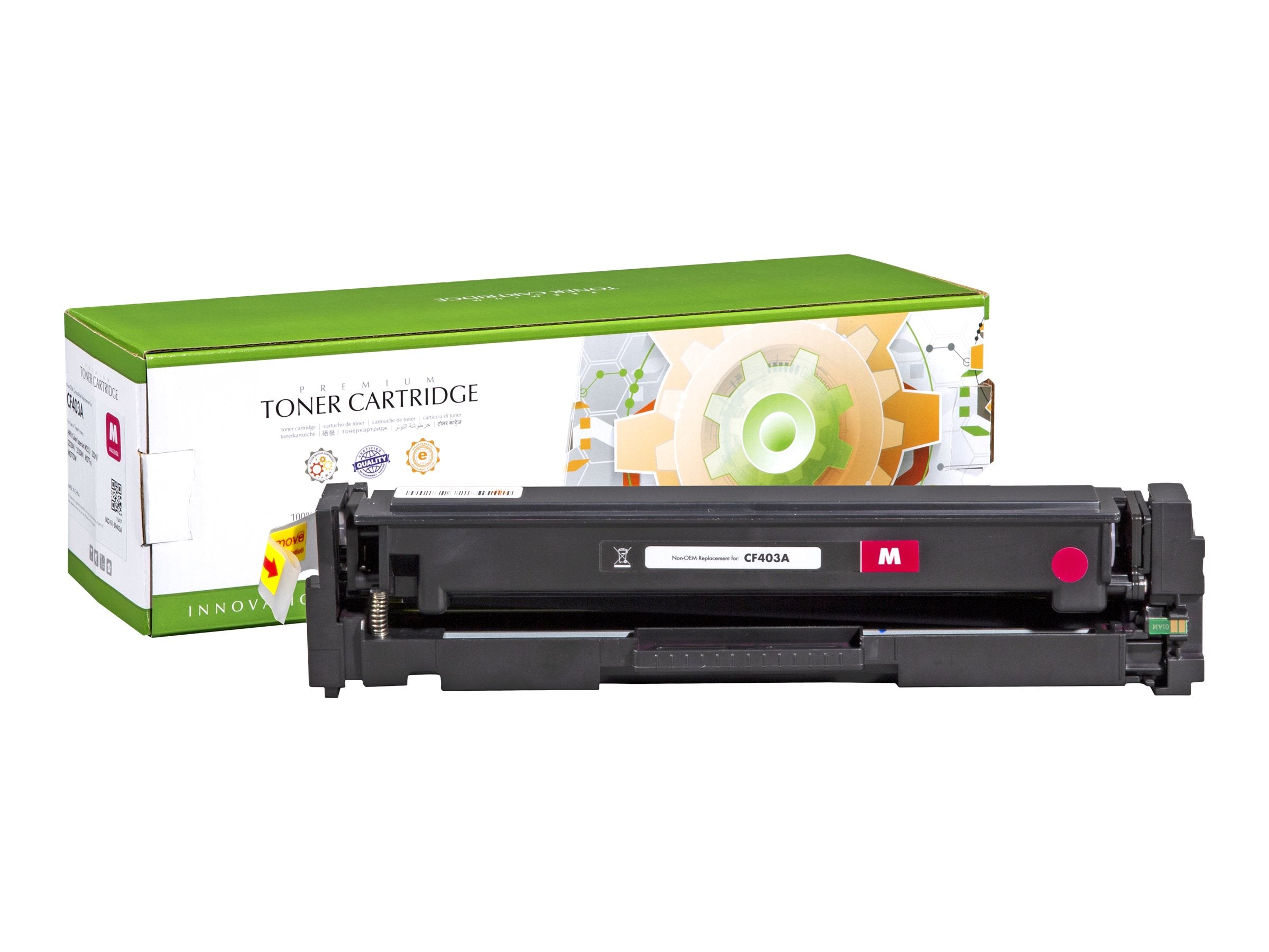 STATIC Tonerpatrone HP CF403A magenta Vorderansicht