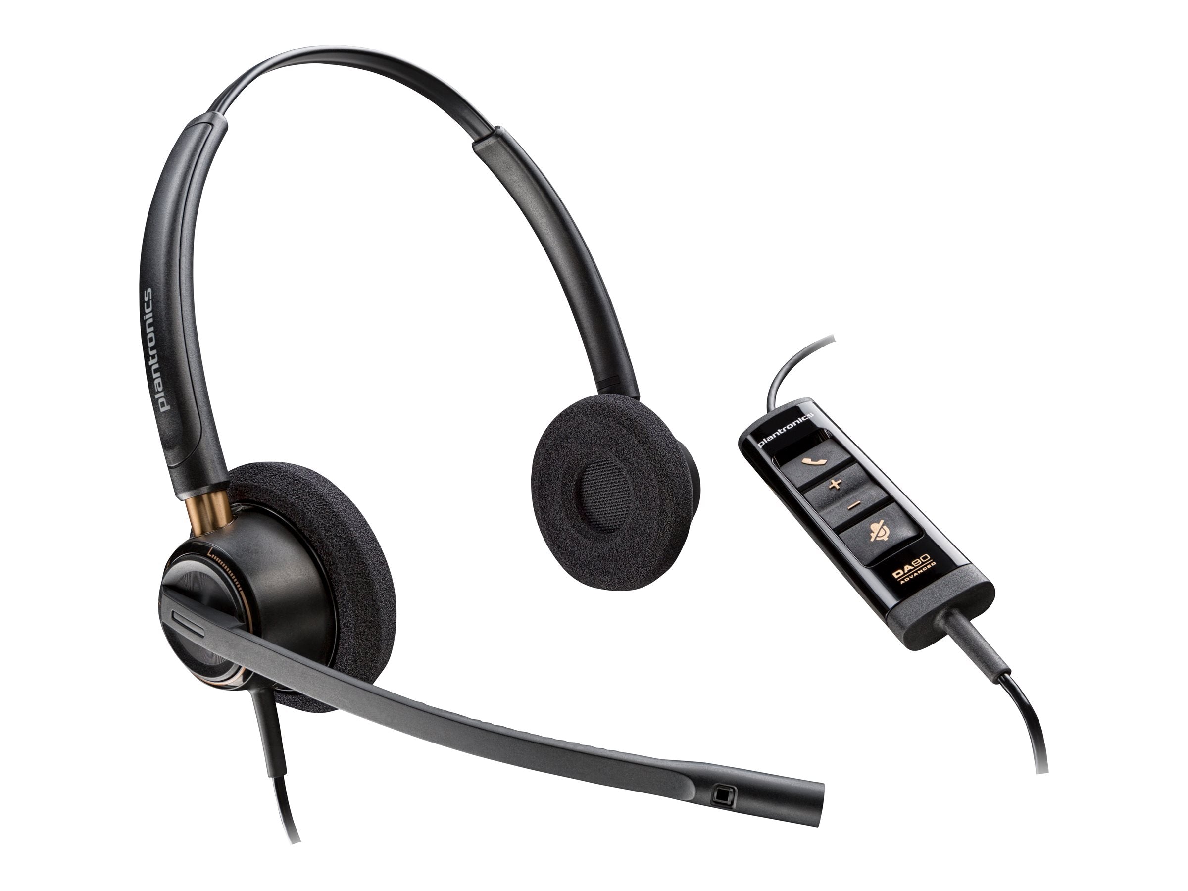 HP Poly EncorePro 320 Stereo USB-A Headset TAA - Vorderansicht