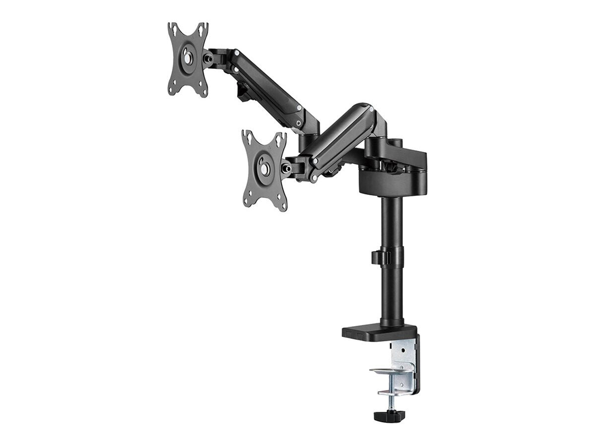 NEOMOUNTS DS70-750BL2 Schreibtischstangenhalterung Montageansicht