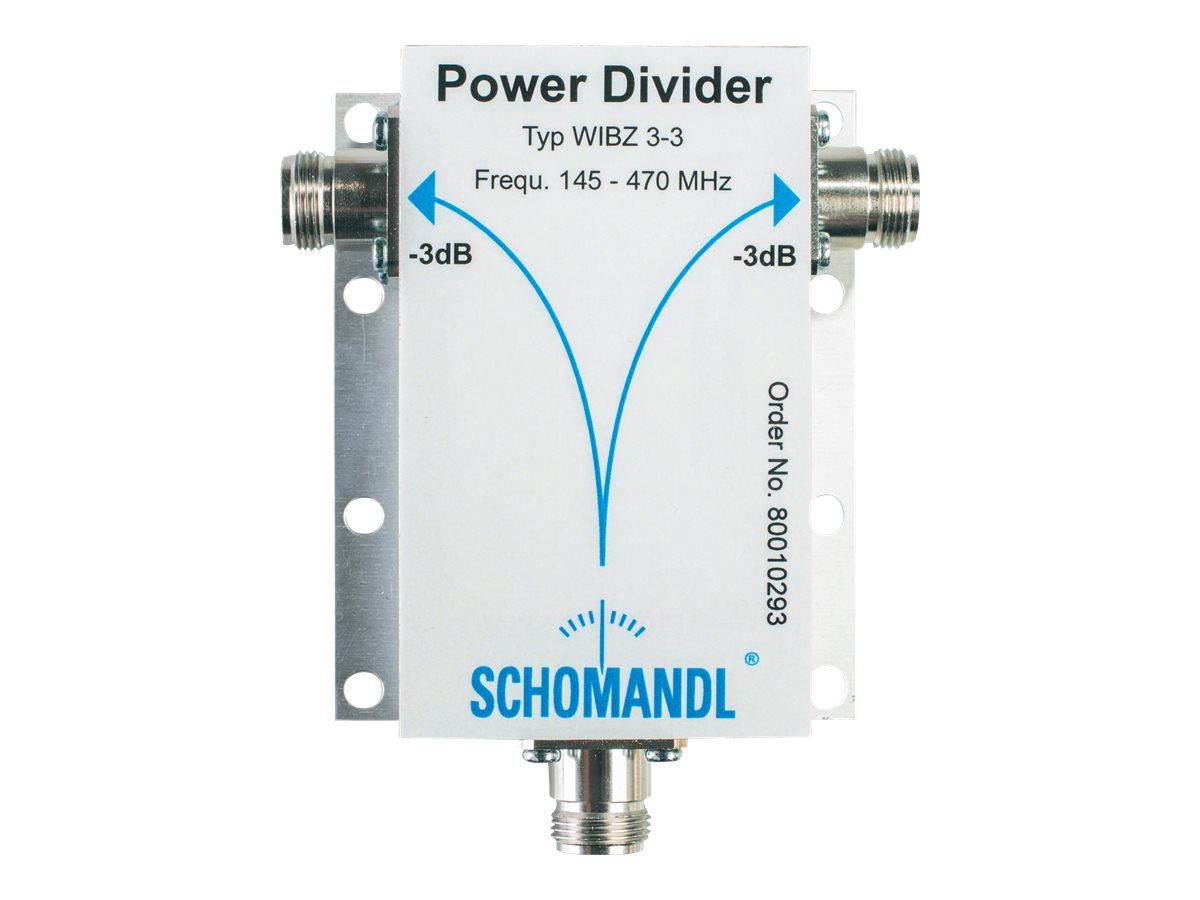 SCHOMANDL RF Power Divider 3-3dB WIBZ 3-3 Vorderansicht
