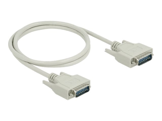 DELOCK Serielles Kabel Sub-D15 Stecker zu Stecker 1m - Vorderansicht