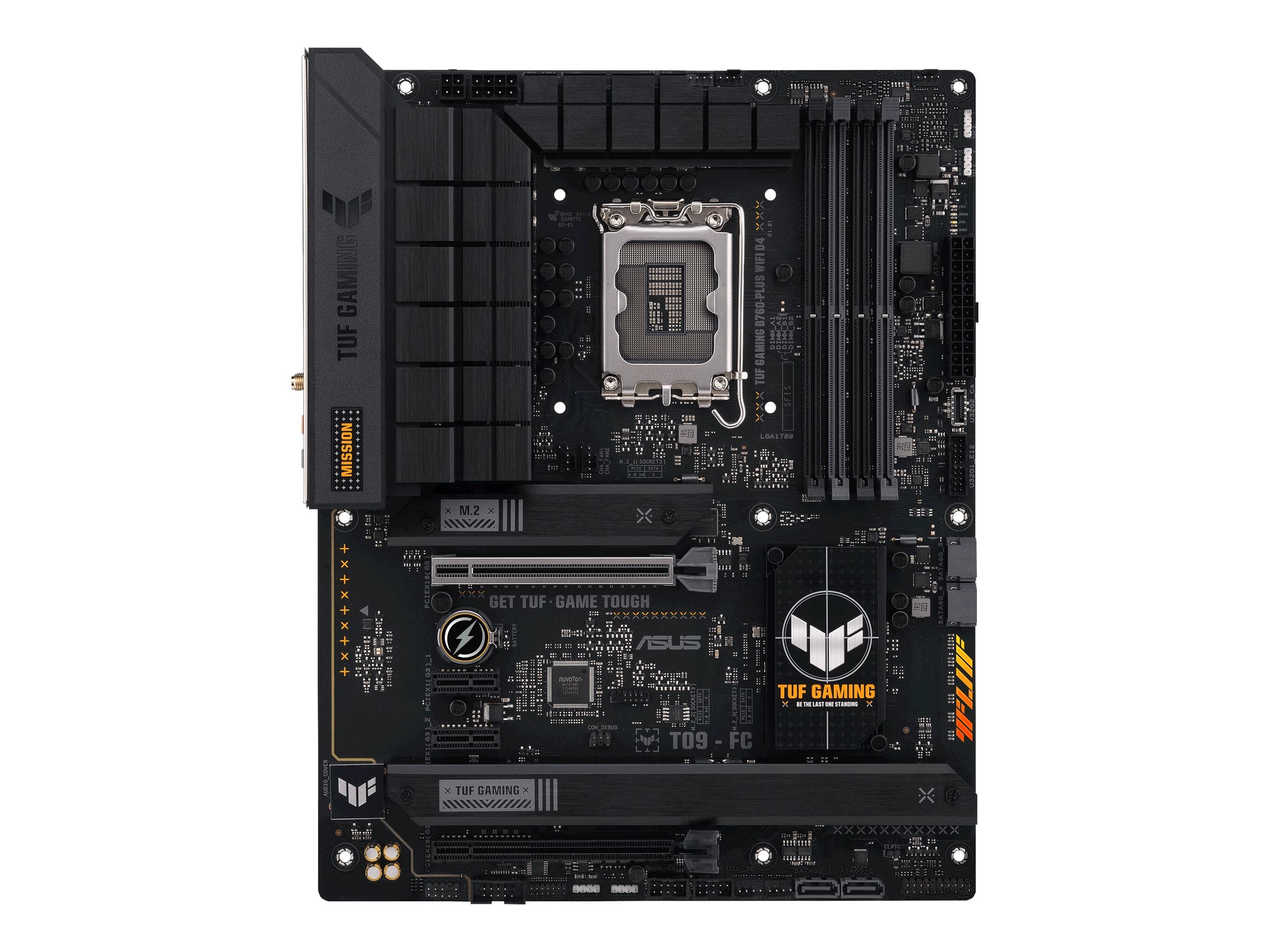 ASUS TUF GAMING B760-PLUS WIFI D4 Motherboard Vorderansicht