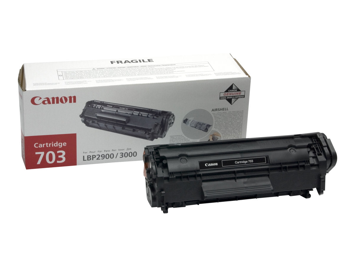 CANON 703 Toner schwarz hohe Kapazität 2.000 Seiten - Vorderansicht