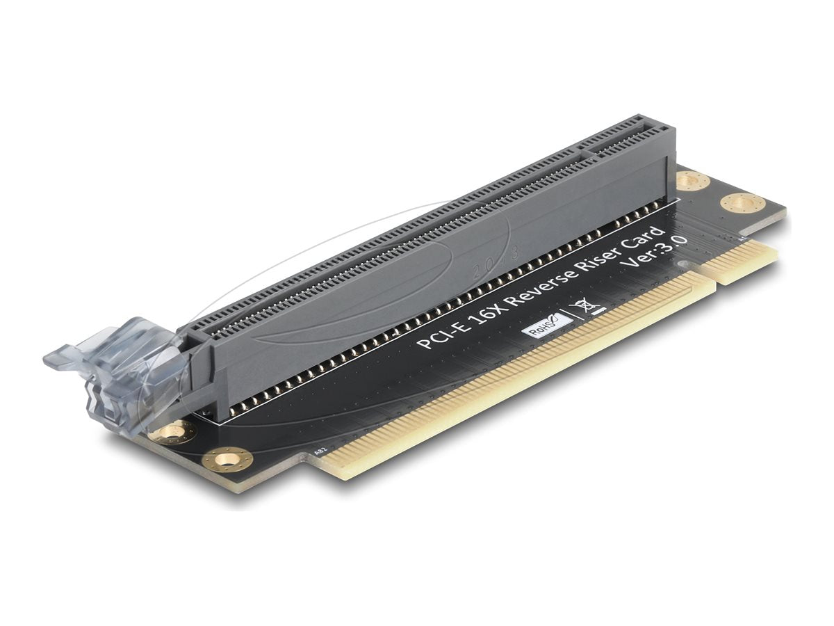 DELOCK Riser Karte PCI Express 3.0 x16 Stecker zu x16 Slot 90 rechts gewinkelt - Slothöhe 23mm